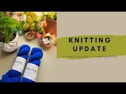 Knitting Update // Finished Objects + Finishing WIPS