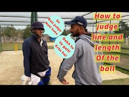 How to judge the ball in batting | line and length kaise judge kare Lalit deva @Quickcricketskill