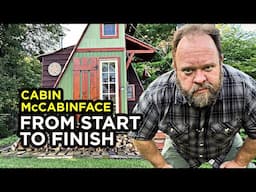 A-Frame Cabin Timelapse & Tour: Building an Off-Grid DIY Tiny House from Start to Finish