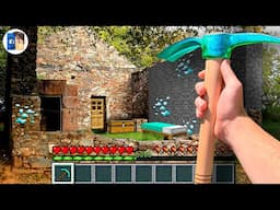 Minecraft in Real Life POV - Realistic Minecraft RTX Texture 創世神第一人稱真人版