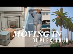 Moving In, Empty Duplex Tour, Furnish With Me | The Sims 4 | Links in Description 💕