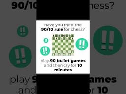 Try The 90/10 Chess Rule!