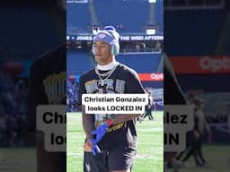 Christian Gonzalez Looking LOCKED IN Ahead of Patriots vs Rams