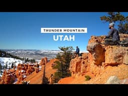 Winter Hiking Thunder Mountain in Dixie Forest Southern Utah