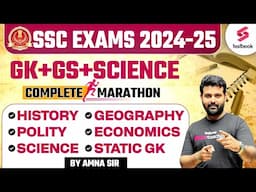 Complete GK GS for SSC Exams 2024-25 | SSC SCIENCE Marathon Class By Amna Sir