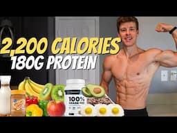 Full Day of Eating 2,200 Calories | Low Calories and High Protein Diet To Lose Fat