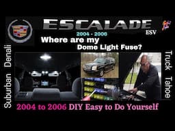 2004 Cadillac Escalade - Where is the Dome Light Fuse located? - 2004 - 2006 DIY Fix