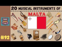 20 MUSICAL INSTRUMENTS OF MALTA | LESSON #92 |  MUSICAL INSTRUMENTS | LEARNING MUSIC HUB