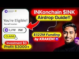 INKonchain Airdrop Guide | $INK Coin Airdrop Backed By Kraken | $122M Funding | #inkonchain #airdrop