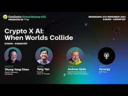 Crypto X AI: When Worlds Collide | CoinGecko Virtual Meetup #32