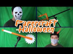 ⭐️ AWESOME PAPERCRAFT HALLOWEEN || DEVIL HORN | DEVIL TRIDENT | SAW BLADE AXE | SKULL MASK ⚡️