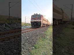 #WAP4 #Bhopal - Damoh RAJYA RANI express train number 22161 #indianrailways #railway #shorts