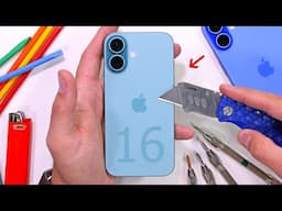 NEW iPhone 16 Durability Test! - They hid all the good stuff...