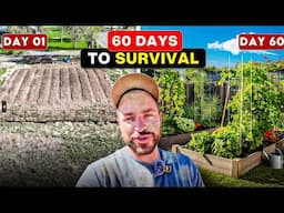 Bare dirt to Survival Garden in 60 days