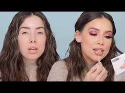 BRINGING BACK THE PINK EYE!  GLAM MAKEUP WITH FLAWLESS COMPLEXION TUTORIAL