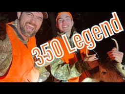 Public Land Deer Hunting with Ruger 350 Legend Rifle - Ghost Blind and Ryobi Spotlight