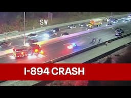 Greenfield crash, I-894 westbound shut down | FOX6 News Milwaukee