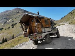 Caught in a Hail Storm in my Truck Camper on the Most Dangerous Part of a Jeep Trail