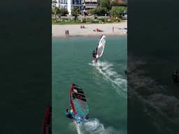 This windsurfing gybe felt good 😌🤩