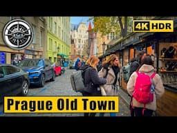 Walking Tour of Prague Old Town on the First Day after a Heavy Fog 🇨🇿 Сzech Republic 4k HDR ASMR