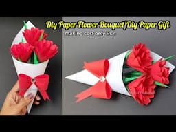 Diy Birthday gift ideas/diy Paper Flower Bouquet/DIY gift ideas/ paper gift ideas