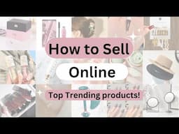 How to Sell Online Like a Pro | Pinterest Inspired Products ⋆౨ৎ˚⟡˖࣪ #smallbusiness #onlinebusiness