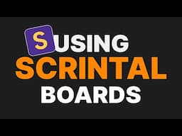 NEW Scrintal canvas boards