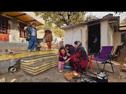 Rahela’s Traditional Bread Baking & Sajjad Builds the Wall of a Nomadic Building**