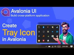 Avalonia Tutorial: How to create Tray Icons in Avalonia | Tray Icons | WPF