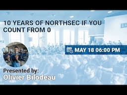 NSEC2023 - 10 years of NorthSec if you count from 0