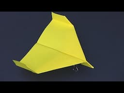 How to Make a Paper Airplane - Stealth Glider