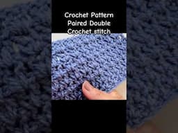 Crochet tutorial! Paired double crochet stitch @CrochetByNora