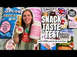 Healthy Snack Review | Trying New Healthy Snacks | WW (WeightWatchers) Points/Calories/Macros