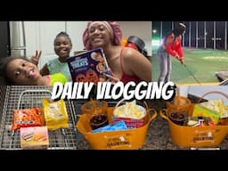 VLOG: top golf, card games, korean grocery store, halloween girls night w/the kiddos... |KAY SHINE