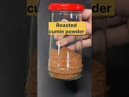 How to make Roasted cumin power #shorts #cuminpowder #food