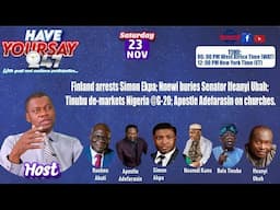 Tinubu gets $2.2bn loan, Finland arrests Simon Ekpa, Apostle Adefarasin on Christianity in Nigeria