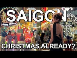 Saigon Christmas 🇻🇳 Ho Chi Minh City Christmas - Vietnam Christmas 2024 Street