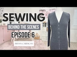 The Brynn Cardigan behind the scenes