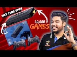 M33 Game Stick Review🎮Best Gadget Exist On Earth🤯40000 Game🕹️45 Console🔥Retro Game Dual Player🎮GTA🔥