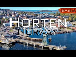 Horten Norway - City Tour & Drone, 4k