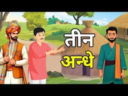 🔴 तीन अन्धे |  Teen Andhe | Hindi Moral Story | Hindi Kahaniyan | नई कहानियाँ I Kahaniyan