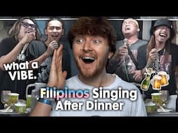 THIS IS A VIBE! (Filipinos Singing After Dinner - Limuel Llanes and Friends | Reaction)