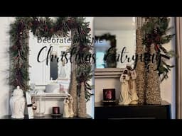 Christmas 2024|Decorate With Me|Elegant Entryway Decorating Ideas