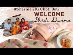 @SharmajiTechnical Ki Chhoti Beti WELCOME #DhritiSharma