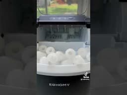 Soft Cloudy Ice.                                         #asmr #ice #icemaker #shorts