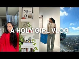 VLOG| Cleaning, going on the London Eye, Japan house & getting a new Bible 📖