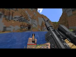 Speedrunning Minecraft but With Guns