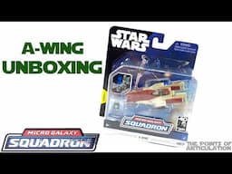 Unboxing The Star Wars Micro Galaxy Squadron A-Wing 2023