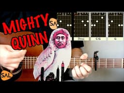 The Mighty Quinn Guitar Lesson (Quinn The Eskimo) - Manfred Man - ACOUSTIC Guitar Tutorial