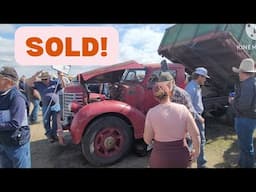 I Bought the FIRST Two Vehicles at this Collector Car Auction (& the LAST 3!) Tractors + Trucks SOLD